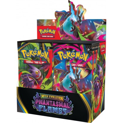 Pokémon TCG: Mega Evolution - Phantasmal Flames - Booster Display