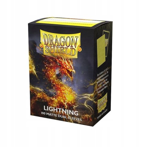 Dragon Shield Dual Matte Sleeves - Lightning 'Ailia' (100 Sleeves)