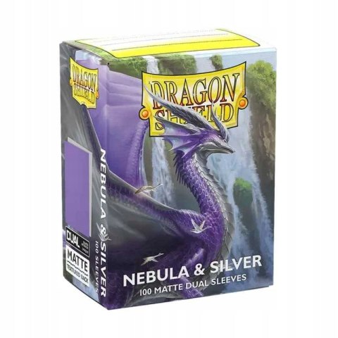 Dragon Shield - Matte Dual Sleeves - Nebula & Silver