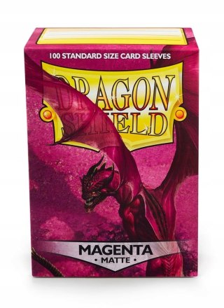 Dragon Shield Standard Sleeves - Matte Magenta (100 Sleeves)