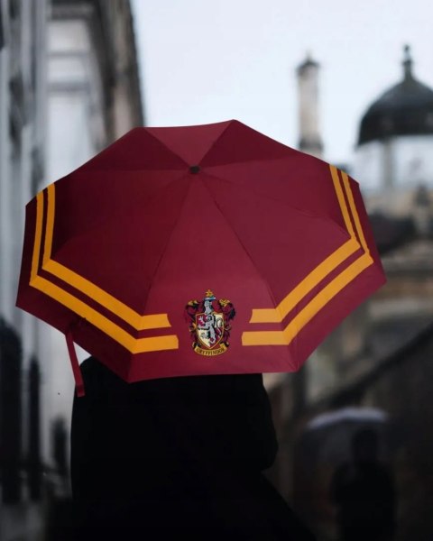 Parasol automatyczny, składany, z pokrowcem czerwony