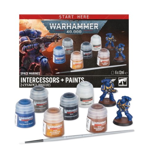 Space Marines: Intercessors PAINTS SET