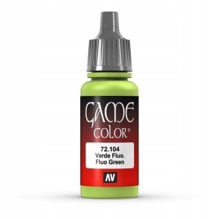 VALLEJO Game Color Fluo - 72104 Green 18ml