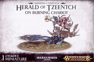 Warhammer Fantasy Battle Herald of Tzeentch on Burning Chariot