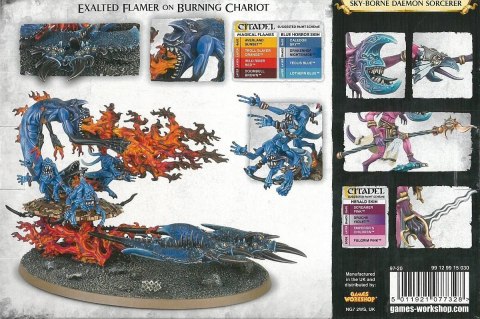 Warhammer Fantasy Battle Herald of Tzeentch on Burning Chariot