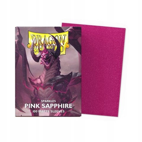 Dragon Shield Sleeves - Matte Standard size - Pink Sapphire (100 Sleeves)