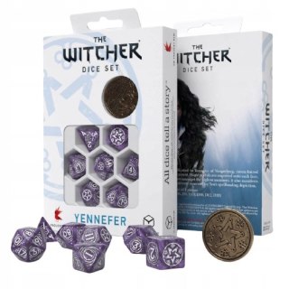 Kości RPG Wiedźmin Yennefer Bez i agrest Witcher