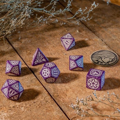 Kości RPG Wiedźmin Yennefer Bez i agrest Witcher