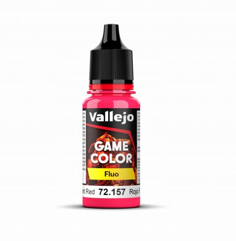 VALLEJO GAME COLOR - 72157 Fluorescent Red 18ml
