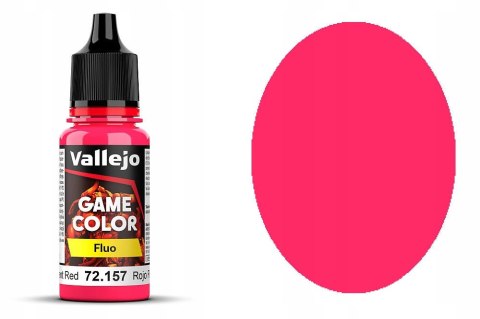 VALLEJO GAME COLOR - 72157 Fluorescent Red 18ml