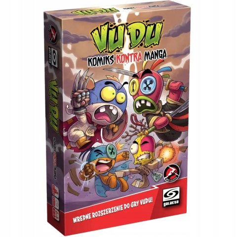 VUDU KOMIKS KONTRA MANGA IMPREZOWA GRA KACIANA DODATEK GALAKTA