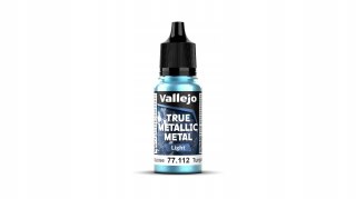 Vallejo 77112 True Metallic Metal 18ml Light Hydra Turquoise