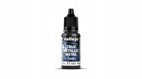 Vallejo 77141 True Metallic Metal 18ml Shade Sterling Silver