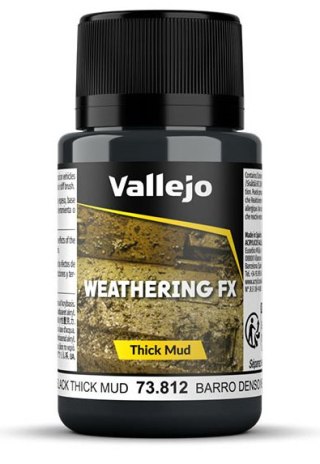 Vallejo Weathering FX Black Thick Mud 73.812