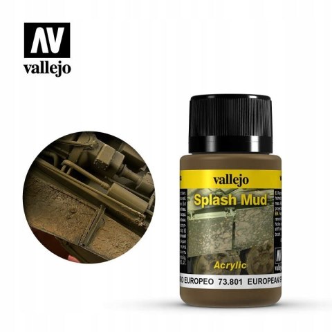 Vallejo Weathering FX European Splash Mud 73801