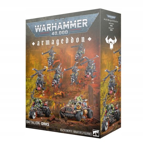 WARHAMMER 40K - ARMAGEDDON BATTALION ORKS