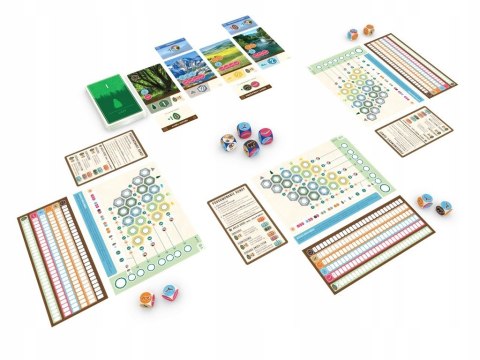 Gra planszowa Kaskadia: Rzeki - gra Lucky Duck Games