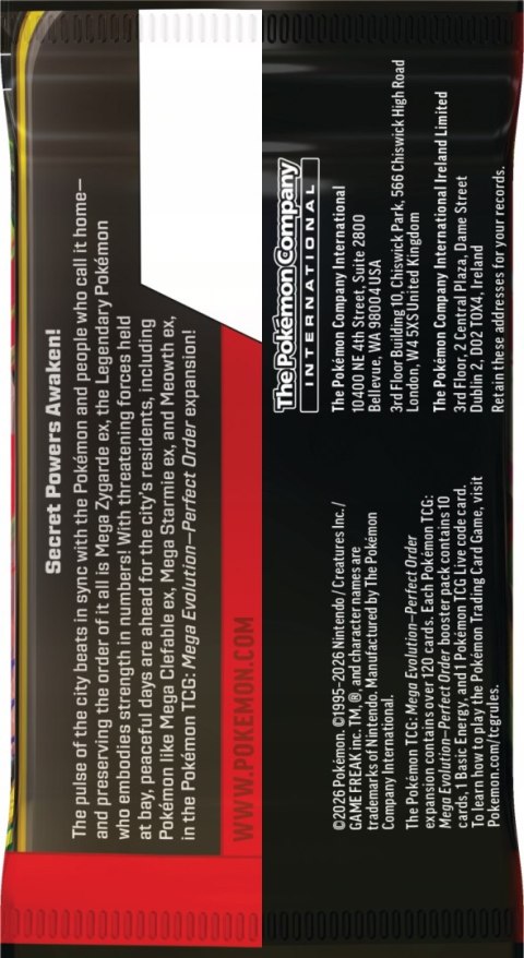 Pokémon TCG: Mega Evolution - Perfect Order - Booster