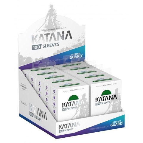 Protektory UG CCG Katana Zielone 100szt