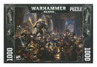 Puzzle Gulliman vs Black Legion Warhammer 40k Semic 1000 szt.