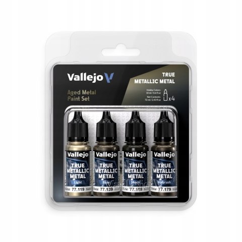 Vallejo 77258 TMM Set - Aged Metal (4 x18 ml)