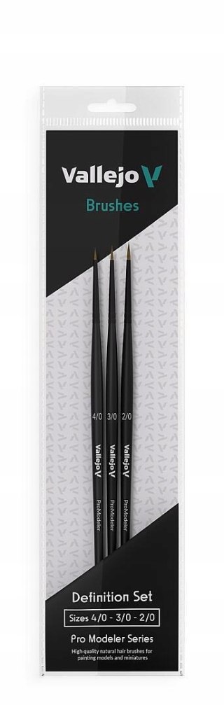 Vallejo Brush Pro Modeler Definition Set B01990