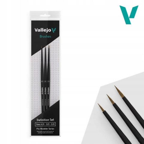 Vallejo Brush Pro Modeler Definition Set B01990