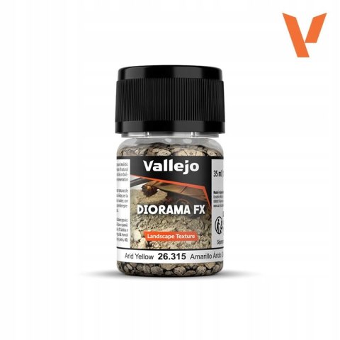 Vallejo Lansc Text Arid Yellow 2-5mm 35ml 26315