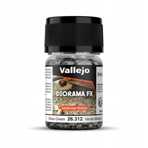 Vallejo Lansc Text Moss Green 2-5mm 35ml 26312