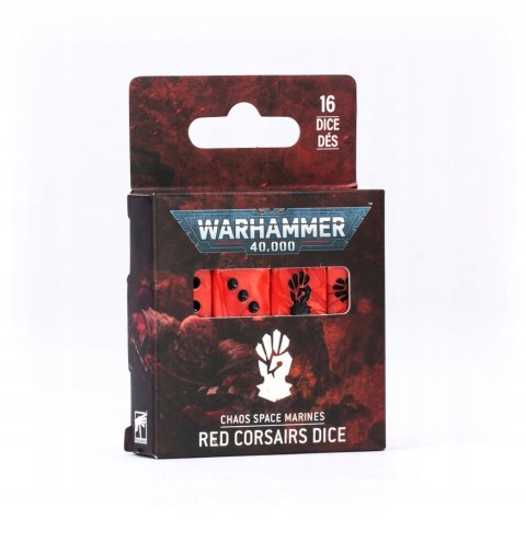 WARHAMMER 40K - CHAOS SPACE MARINES RED CORSAIRS DICE