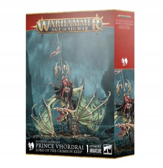 WARHAMMER AOS - SOULBLIGHT GRAVELORDS PRINCE VHORDRAI LORD ON CRIMSON KEEP