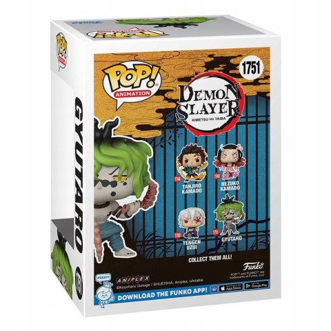 Demon Slayer: Kimetsu no Yaiba POP! Animation Vinyl Figures Gyutaro 1751