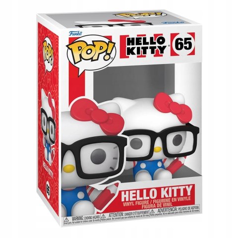 Hello Kitty POP! Sanrio Vinyl Figure Hello Kitty Nerd 65lekko uszk.pudełko