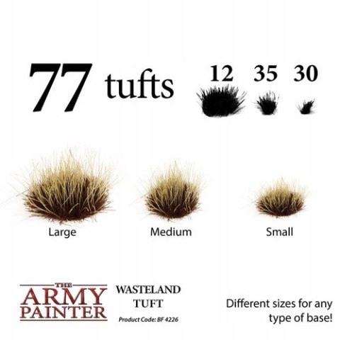 Kępy trawy Army Painter Battlefields: Wasteland Tuft 77 szt.