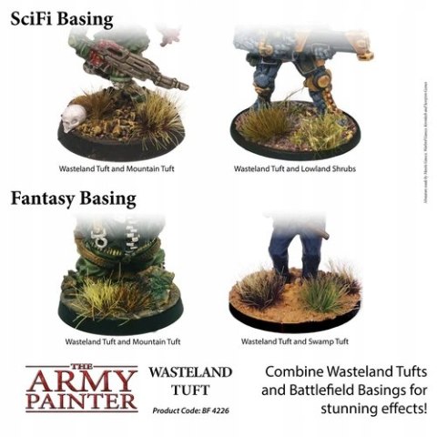 Kępy trawy Army Painter Battlefields: Wasteland Tuft 77 szt.
