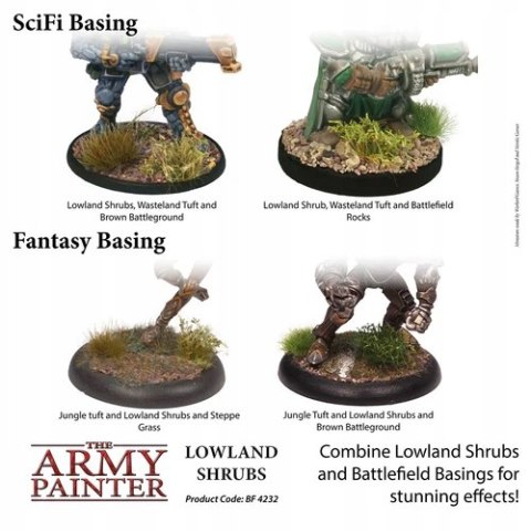 Kłębki trawy Army Painter Lowlands Shrubs BF4232P 77 szt.
