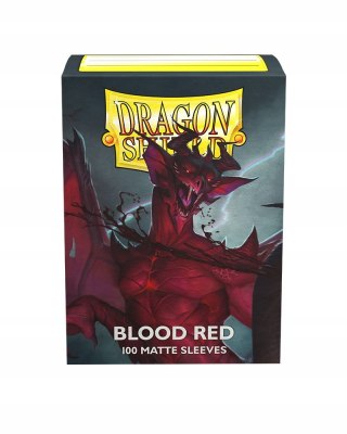 Koszulki na karty Dragon Shield Blood Red Simurag Matte 100