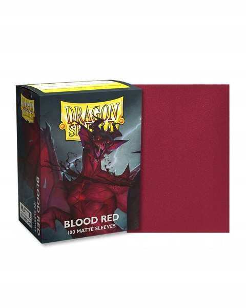 Koszulki na karty Dragon Shield Blood Red Simurag Matte 100