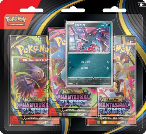 Pokémon TCG:ME Phantasmal Flames 3-Pack Blister