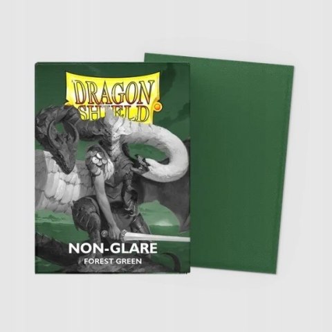 Dragon Shield Matte Non-Glare Sleeves - Forest Green (100 Sleeves)
