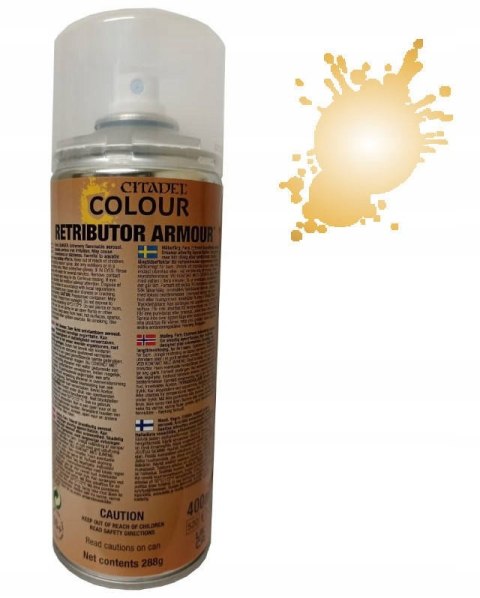 Podkład w sprayu Citadel Retributor Armour 400 ml złoty