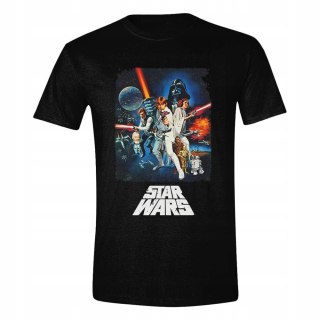 Star Wars A New Hope T-Shirt Retro Poster XL
