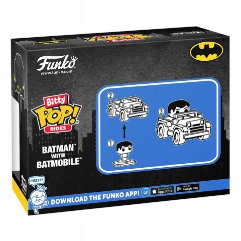 Funko Bitty POP! Ride: DC - Batman w/Batmobile
