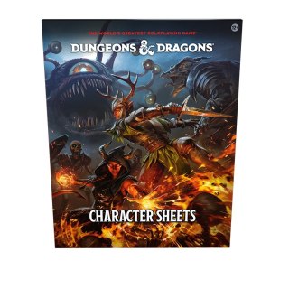 KARTY GRACZA DUNGEONS & DRAGONS RPG - CHARACTER SHEETS 2024