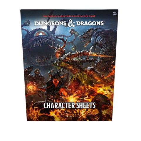 KARTY GRACZA DUNGEONS & DRAGONS RPG - CHARACTER SHEETS 2024