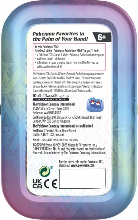 Pokemon TCG: Scarlet & Violet - Prismatic Evolutions - Mini tin