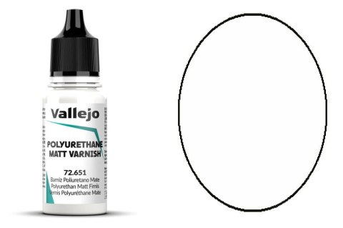 VALLEJO 72651 Matt Polyurethane Varnish 18ml