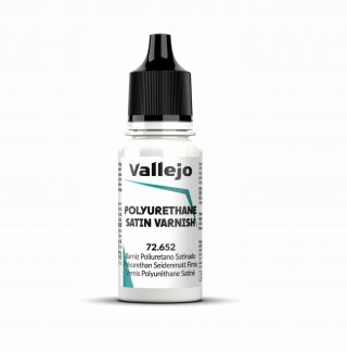 VALLEJO 72652 Satin Polyurethane Varnish 18ml
