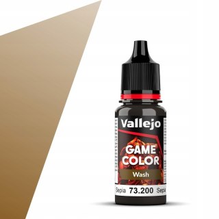 VALLEJO Game Color Wash- 73200 Sepia 18ml