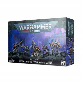 Warhammer 40000 Grey Knights Brotherhood Terminator Squad Games Workshop